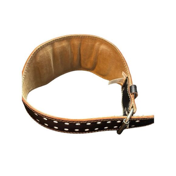 Harbinger Weightlifting Belt M Leather & Suede Black Adjustable Support for Stre - Picture 6 of 8